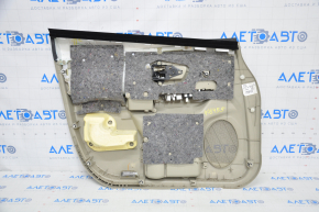 Door trim card front right Toyota Prius V 12-17 leather, beige, tears