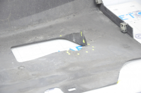 Right threshold BMW i3 14-20 complete, black, torn, cracked fastener, scratches