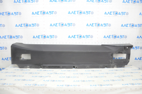 Right threshold BMW i3 14-20 complete, black, torn, cracked fastener, scratches