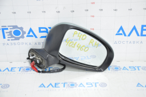 Side mirror right Toyota Prius V 12-17 5 pins, green