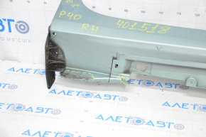 Right threshold Toyota Prius V 12-17 green, fastening torn, sawed from below