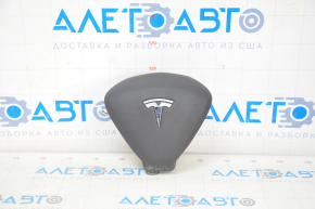Airbag in the steering wheel driver Tesla Model S 12-20 leather type 1, black