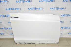 Door bare front right Tesla Model X 16-21 white PPSW, butts
