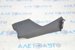 Upper left rear pillar trim Tesla Model S 12-20 pre-rest, type 2, black, swollen leather