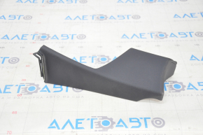 Upper right rear pillar trim Tesla Model S 12-15 pre-rest, type 2, black, swollen leather