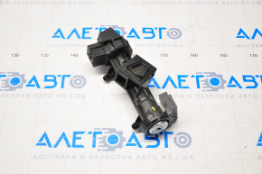 ECU engine computer with key Ford Focus mk3 11-18 2.0 with ignition switch, with ignition switch contact group, with immobilizer unit D7520013-18D, key is erased