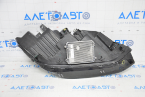 Tesla Model X 16-21 BASE front left headlight complete, sand, condensation under glass, broken lower mount guides
