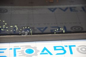 Rear glass Dodge Dart 13-16 tinted, scuffs, scratches, contact unsoldered