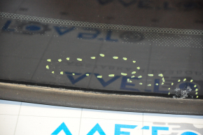 Rear glass Dodge Dart 13-16 tinted, scuffs, scratches, contact unsoldered