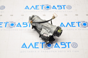 ECU engine computer with key VW Passat b7 12-15 USA 1.8T with ignition switch, instrument cluster, steering column switch, steering wheel cable