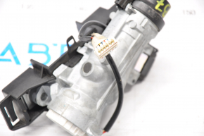 ECU engine computer with key VW Passat b7 12-15 USA 1.8T with ignition switch, instrument cluster, steering column switch, steering wheel cable
