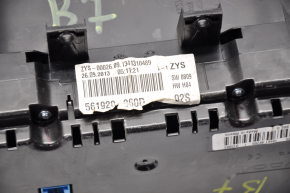 ECU engine computer with key VW Passat b7 12-15 USA 1.8T with ignition switch, instrument cluster, steering column switch, steering wheel cable