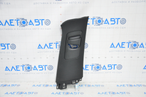 Center pillar trim upper belt right Tesla Model X 16-21 cloth black