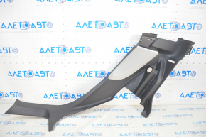 Rear pillar trim lower right Tesla Model S 12-15 pre-rest, black, with gray insert, type 2,