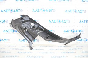 Rear pillar trim lower right Tesla Model S 12-15 pre-rest, black, with gray insert, type 2,