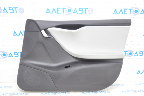 Door trim card front right Tesla Model S 12-15 pre-rest black, with backlight, with gray insert