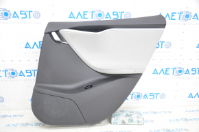 Door trim card rear right Tesla Model S 12-15 pre-rest black, with backlight, with gray insert