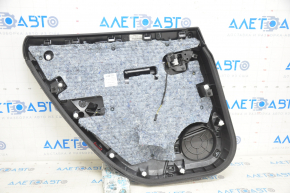 Door trim card rear right Tesla Model S 12-15 pre-rest black, with backlight, with gray insert