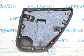 Door trim card rear left Tesla Model S 12-15 pre-rest black, with gray insert, with backlight