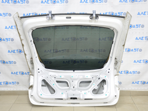 Trunk door bare with glass Tesla Model X 16-21 white PPSW, with hinges, butts