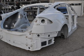 Quarter wing rear right Tesla Model S 12-20 on the body, aluminum panel, white