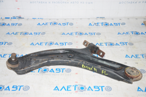 Lower front left arm Nissan Rogue 14-20 torn silent block, rust and cracked boot