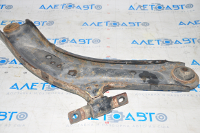 Lower front left arm Nissan Rogue 14-20 torn silent block, rust and cracked boot