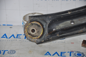 Lower front left arm Nissan Rogue 14-20 torn silent block, rust and cracked boot