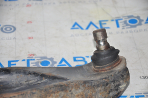 Lower front left arm Nissan Rogue 14-20 torn silent block, rust and cracked boot