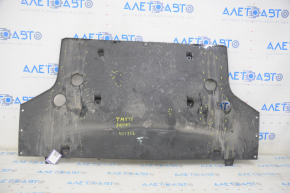 Tesla Model X 16-21 front bumper guard is scuffed, dented, torn