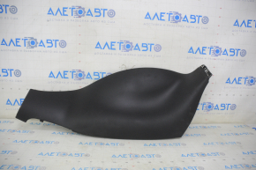 Rear pillar trim lower left Tesla Model X 16-21 type 1, black, cracked crepe, scratches, tears