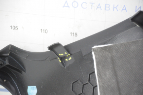 Rear pillar trim lower left Tesla Model X 16-21 type 1, black, cracked crepe, scratches, tears