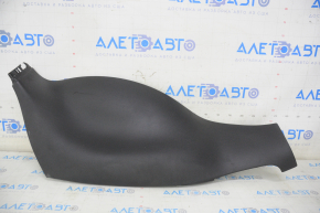 Rear pillar trim lower right Tesla Model X 16-21 type 1, black, broken fastener, scratches, tears