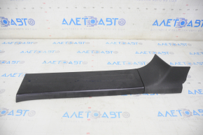Door sill trim rear left Tesla Model X 16-21 complete, type 1, black, scratches