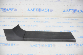 Door sill trim rear right Tesla Model X 16-21 complete type 1 black, broken fastener, scratches