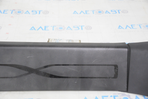 Door sill trim rear right Tesla Model X 16-21 complete type 1 black, broken fastener, scratches
