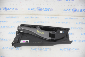 Center pillar trim lower right Tesla Model X 16-21 black, scratches