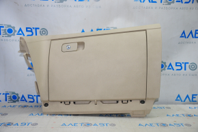 Glove box, glove compartment VW Passat b7 12-15 USA beige, broken crepe, scratches