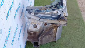 Quarter front left Subaru b10 Tribeca silver, sawn off side member with glass