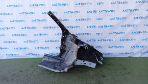 Front left quarter Lexus ES350 07-10 black, side member nose sawed off