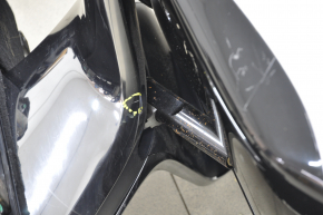 Rear row of seats 2nd row left Tesla Model X 16-21 leather white, with airbag, electric, heated, scratches, needs cleaning, crack on chrome
