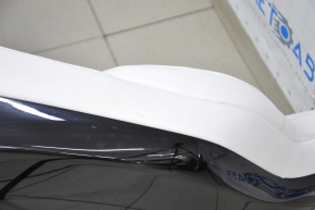 Back row of seats 2 row right Tesla Model X 16-21 leather white, with airbag, electric, heated, scratches