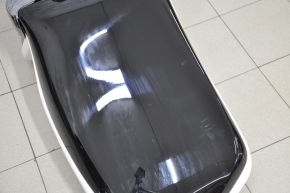 Back row of seats 2 row right Tesla Model X 16-21 leather white, with airbag, electric, heated, scratches
