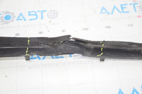 Rear bumper protection mount right long Tesla Model S 12-15 pre-rest dented, tears