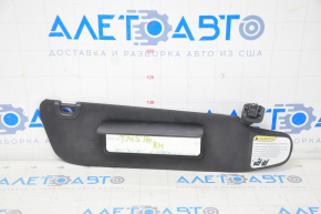 Tesla Model S 12-20 Right Visor Black Suede