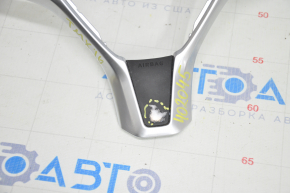 Tesla Model X 16-21 chrome steering wheel trim, paint peeling, insert mount broken