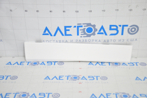 Tesla Model X 16-21 front panel trim under glove compartment white leather, for cleaning