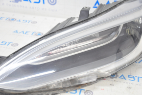Headlight front left Tesla Model S 16-20 complete, rest, UP-LEVEL, sand
