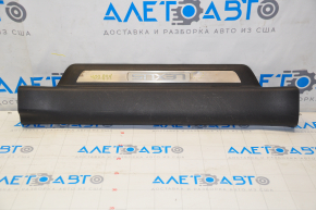 Door sill trim front left Lexus RX350 RX450h 10-15 black, scratches, dent on chrome