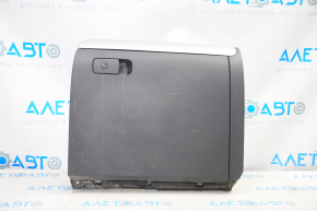 Glove box, glove compartment VW Jetta 11-18 USA black with gray insert, with lock, scratches